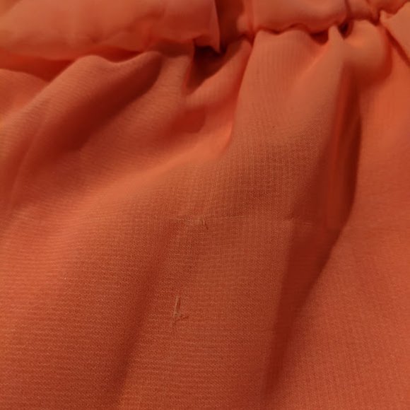 Orange/White Ombre Maxi Dress - Picture 8 of 8